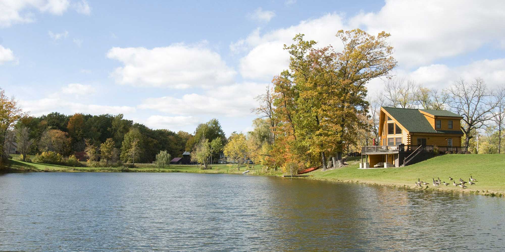 A lakeside residence in Pembroke, NY.